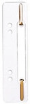 Unbranded Heftstreifen Wei&szlig; PP (Polypropylen) 3,4 (B) x 15 (H) cm 100 St&uuml;ck 201-WS