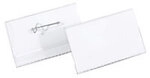 DURABLE Namensschilder Pin 7,5 x 4 cm Kunststoff 100 St&uuml;ck 8008