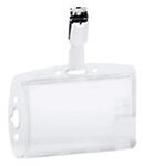 DURABLE Hartbox Ausweishalter Clip 17,5 x 18,5 cm Kunststoff 25 St&uuml;ck 3327971