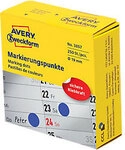 AVERY Zweckform Markierungspunkte 3857 Haftend Blau 19 mm 250 St&uuml;ck 1616077