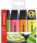 STABILO BOSS ORIGINAL Textmarker Farbig sortiert Mittel Keilspitze 2 - 5 mm