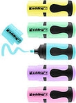 edding Mini 7 Textmarker Farbig sortiert Mittel Keilspitze 1 - 3 mm 5 St&uuml;ck...