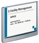 DURABLE CLICK SIGN T&uuml;rschild Kunststoff 14,9 x 10,55 cm Click Sign 4861-37 4957218