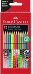 Faber-Castell Colour Grip Buntstifte Farbig sortiert 12 St&uuml;ck