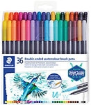 STAEDTLER Aquarell Kalligraphie-Stift - Farbig sortiert 36 St&uuml;ck 1182181