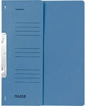 Falken Hakenmappe halber Deckel und kfm. Heftung DIN A4 Blau Karton 1080357