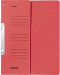 Falken Hakenmappe halber Deckel und Verschlussmittelchansim DIN A4 Rot Karton 1080362