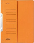 Falken Hakenmappe halber Deckel und Verschlussmittelchansim DIN A4 Orange Karton