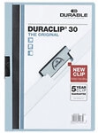 DURABLE Duraclip Klemmmappe 30 Blatt DIN A4 Hellblau 2200-BU