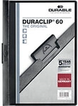 DURABLE Duraclip Klemmmappe 60 Blatt DIN A4 Schwarz 2209-SZ