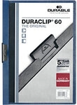 DURABLE DURACLIP Klemmmappe 60 Blatt DIN A4 Blau 2209-DB