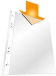 DURABLE Business Prospekth&uuml;lle DIN A5 Genarbt Transparent 60 Mikron PP