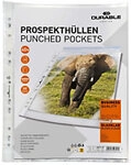 DURABLE Business Prospekth&uuml;lle DIN A4 Glasklar Transparent 60 Mikron PP