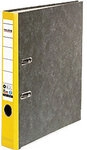 Falken Ordner Schmal DIN A4 50 mm Gelb 2 Ringe S50 Pappkarton Wolkenmarmor 7012443