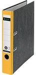 Leitz 180&deg; Ordner Schmal DIN A4 52 mm Gelb 2 Ringe 1050 Pappkarton Wolkenmarmor