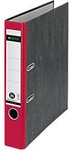 Leitz 180&deg; Ordner Schmal DIN A4 52 mm Rot 2 Ringe 1050 Pappkarton Wolkenmarmor