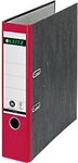 Leitz 180&deg; Ordner Breit DIN A4 82 mm Rot 2 Ringe 1080 Pappkarton Wolkenmarmor