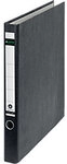 Leitz 1040 20 mm Ringbuch Graupappe, Papier DIN A4 2 Ringe Schwarz GB-501848