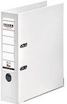 Falken Chromocolor Ordner Breit DIN A4 80 mm Wei&szlig; 2 Ringe 11285525 Kunststoff