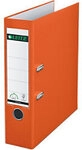 Leitz 180&deg; Ordner Breit DIN A4 82 mm Orange 2 Ringe 1010 Pappkarton Matt Hochformat