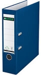 Leitz 180&deg; Ordner Breit DIN A4 82 mm Blau 2 Ringe 1010 Pappkarton Matt Hochformat