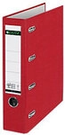 Leitz Doppelmechanismus Ordner Breit DIN A5 quer 80 mm Rot 4 Ringe 1012 Pappkarton