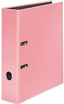 Falken Pastel Color Ordner Breit DIN A4 80 mm Flamingorosa 2 Ringe Pappkarton