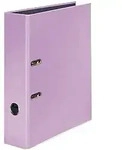 Falken Pastel Color Ordner Breit DIN A4 80 mm Flieder 2 Ringe Pappkarton Gl&auml;nzend