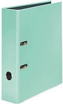 Falken Pastel Color Ordner Breit DIN A4 80 mm Minze 2 Ringe Pappkarton Gl&auml;nzend