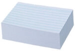 herlitz Karteikarten DIN A8 100 Karten Wei&szlig; 7,5 x 5,2 cm 100 St&uuml;ck 5335353