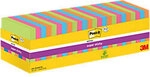 Post-it Super Sticky Notes Haftnotizen 76 x 76 mm Farbig sortiert 90 Blatt