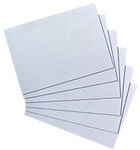 Herlitz Karteikarten DIN A4 100 Karten Wei&szlig; Liniert 29,7 x 21 cm 100 St&uuml;ck...