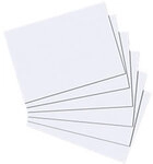 herlitz Karteikarten DIN A4 100 Karten Wei&szlig; Blanko 29,7 x 21 cm 100 St&uuml;ck...