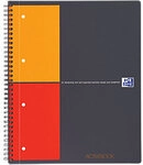 OXFORD International Collegeblock DIN A4+ Kariert Spiralbindung PP...