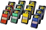 Post-it Index-Haftstreifen Rechteckig 2,54 x 4,32 cm Farbig sortiert 680P10+2 12