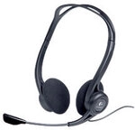 Logitech 960 Verkabelt Headset Kopfb&uuml;gel USB Noise Cancelling Microphone Mit
