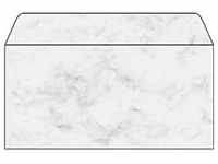 Sigel Briefumschläge Ohne Fenster DL 220 (B) x 110 (H) mm Gummiert Grau 90 g/m2 50