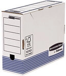 Bankers Box System Karton Archivbox Blau, Wei&szlig; 315mm x 260mm x 100mm 10 St&uuml;ck