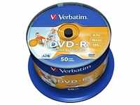 Verbatim DVD-R Spindel Bedruckbar 16 x 4.7 GB 50 Stück