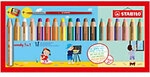 STABILO woody 3 in 1 Pastell Buntstifte Farbig sortiert 880/18-4 18 St&uuml;ck...