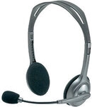 Logitech Verkabelt Headset Kopfb&uuml;gel Mit Mikrofon Stereo H110 Schwarz 5548833