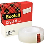 Scotch Klebeband Scotch Crystal Clear 600 Transparent 19 mm (B) x 33 m (L) Acryl