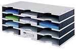 Styro Sortiersystem Grundeinheit Styrodoc DIN C4 Grau, Schwarz 72,3 x 33,1 x 29,3 cm