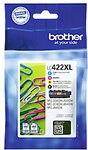 Brother LC422XL VAL Original Tintenkartusche Schwarz, Cyan, Magenta, Gelb Multipack 4