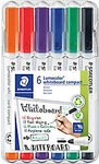 STAEDTLER Lumocolor Whiteboard-Marker 97% Recycelt Filzspitze - 6 St&uuml;ck 1268126