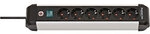 brennenstuhl Premium-Alu-Line Steckdosenleiste mit Schalter 1391030600 6-fach 3 m