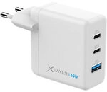 XLayer Ladeger&auml;t 65 W 2 x USB-C 65 W, 1 x USB-A 60 W Wei&szlig; 1275512
