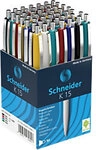 Schneider K15 Kugelschreiber Blau Mittel 0,5 mm Nachf&uuml;llbar 50 St&uuml;ck 3080