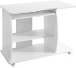 WOHNLING Computer-Schreibtisch WL1.152 Wei&szlig; 90 x 71 x 50 cm 1273123