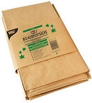 PAPSTAR M&uuml;lls&auml;cke 120 L Braun Papier 3 Rollen 1220044